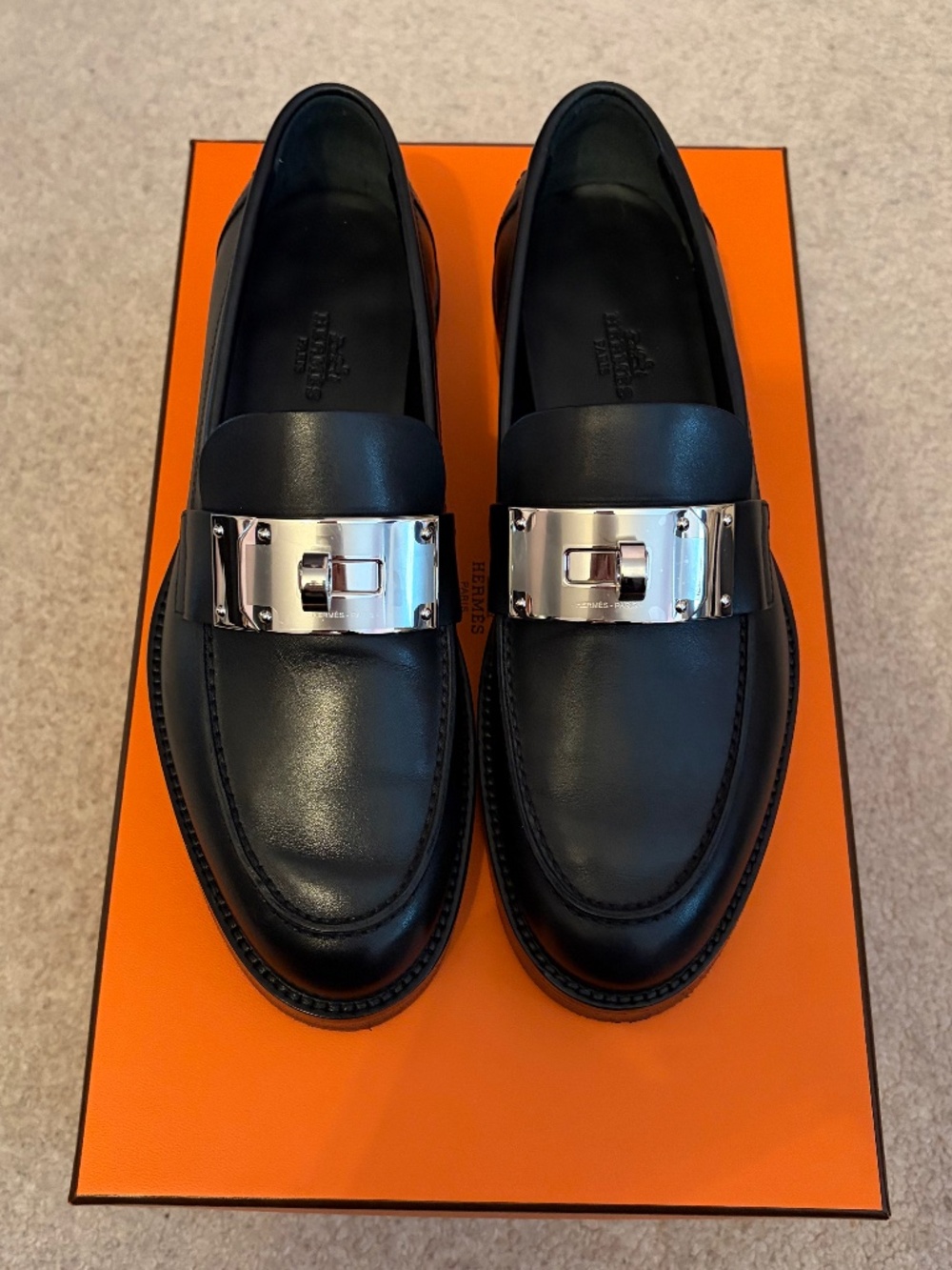 Authentic Hermes Hot Loafers (Size 37)